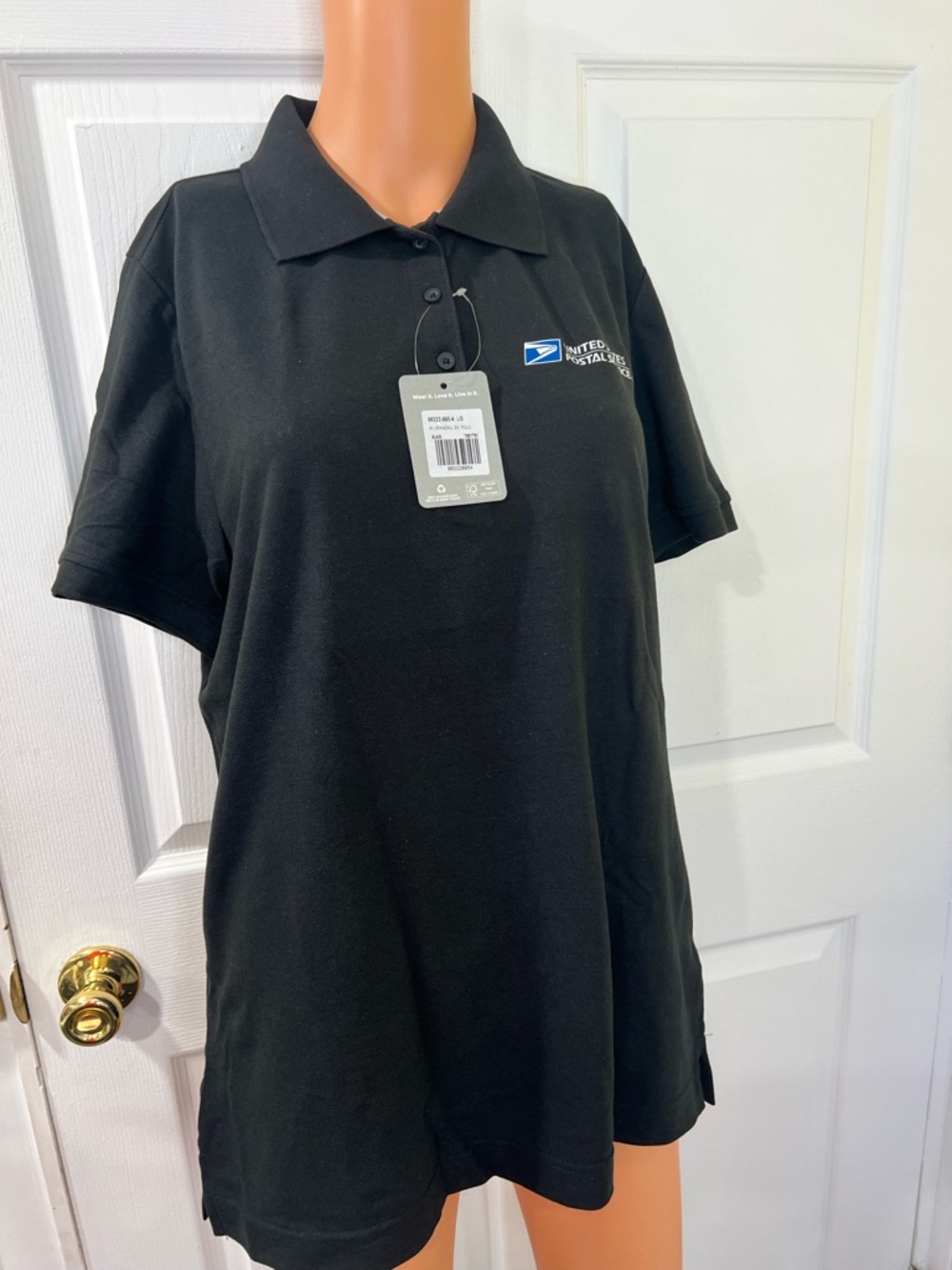 USPS Black Polo Shirt with Logo